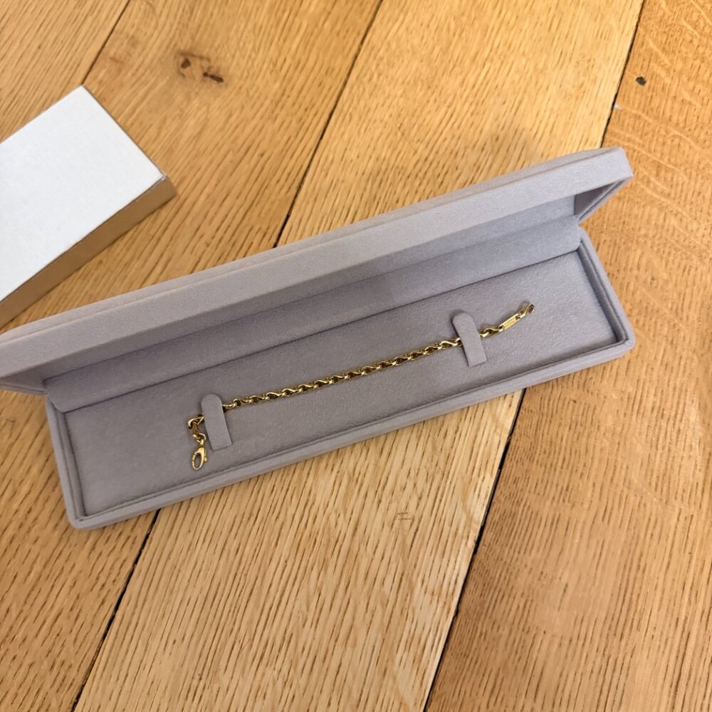 NEW Jemma Wynne Prive Sylvie Bracelet · 18k Yellow Gold · Length - 7" - Picture 5 of 5
